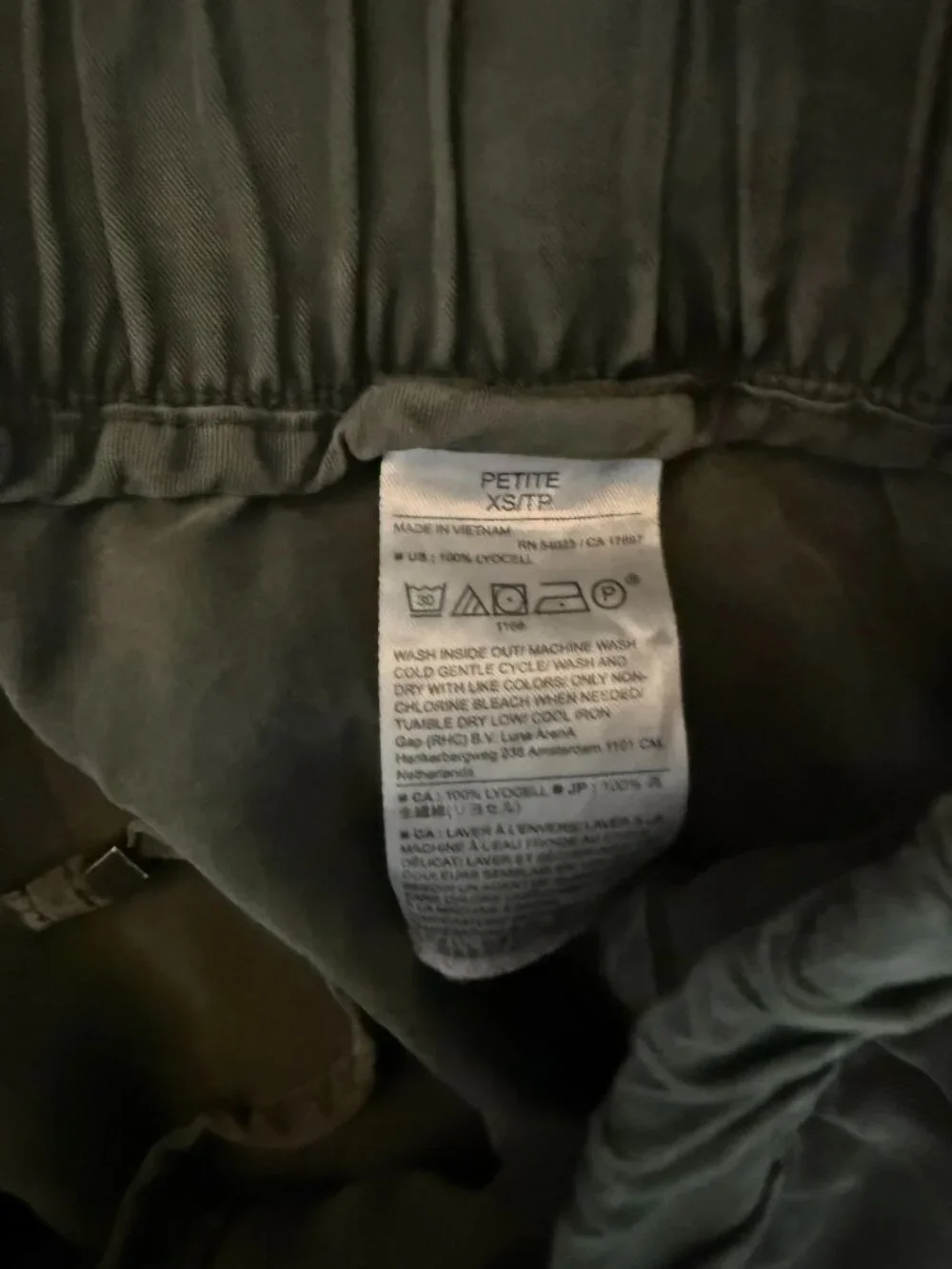 Banana Republic Olive Green Lyocell Joggers PXS